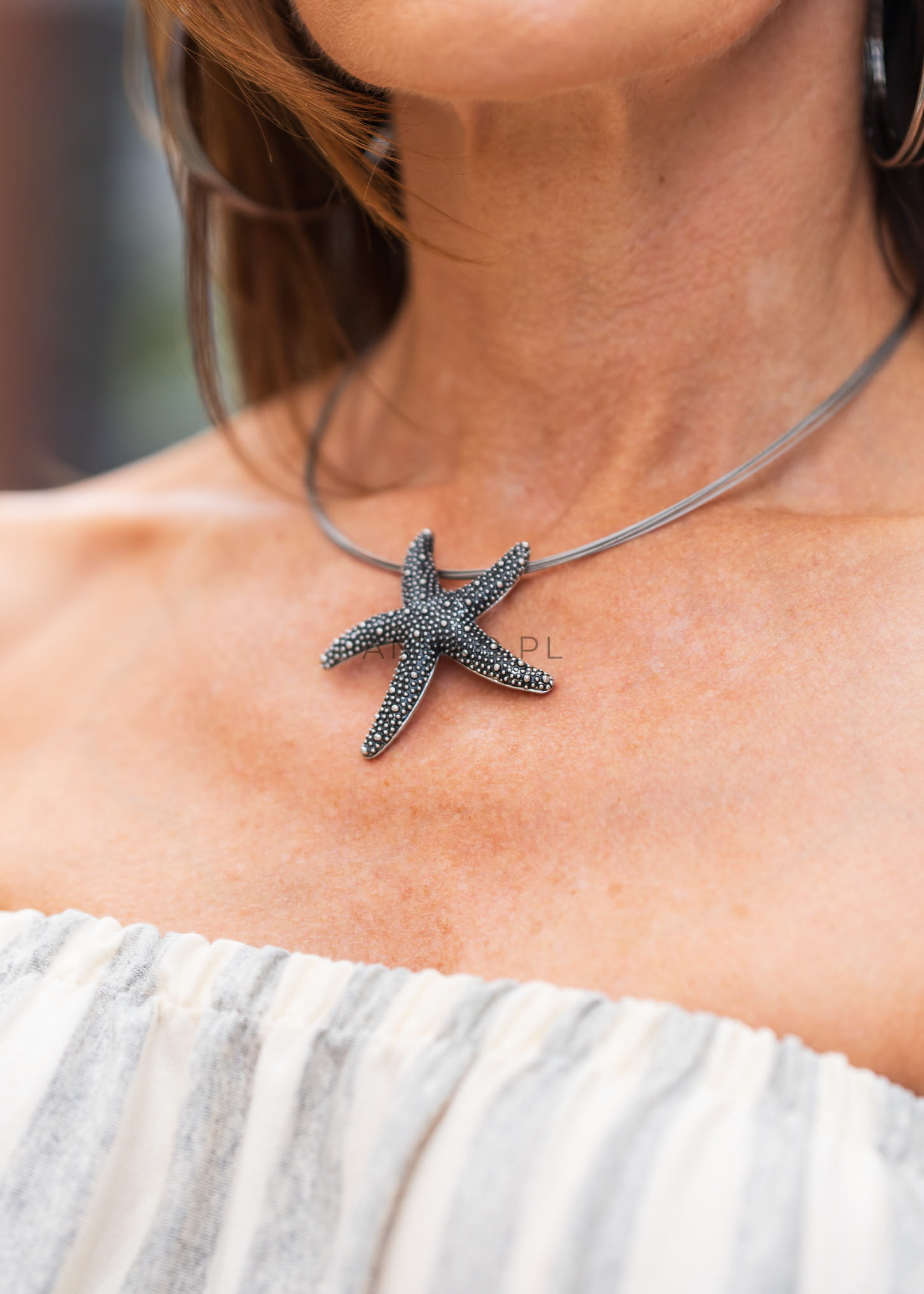 Naszyjnik Starfish Czarny