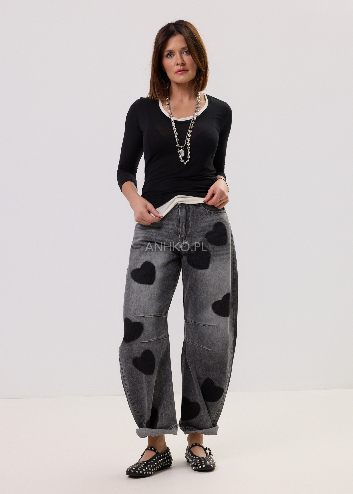 Jeansy HeartBeat Gray Denim