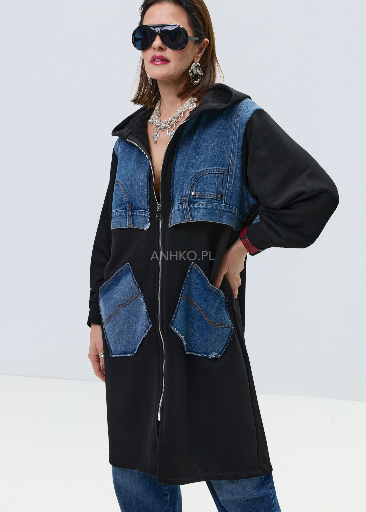 Bluza Denim Fusion Czarna