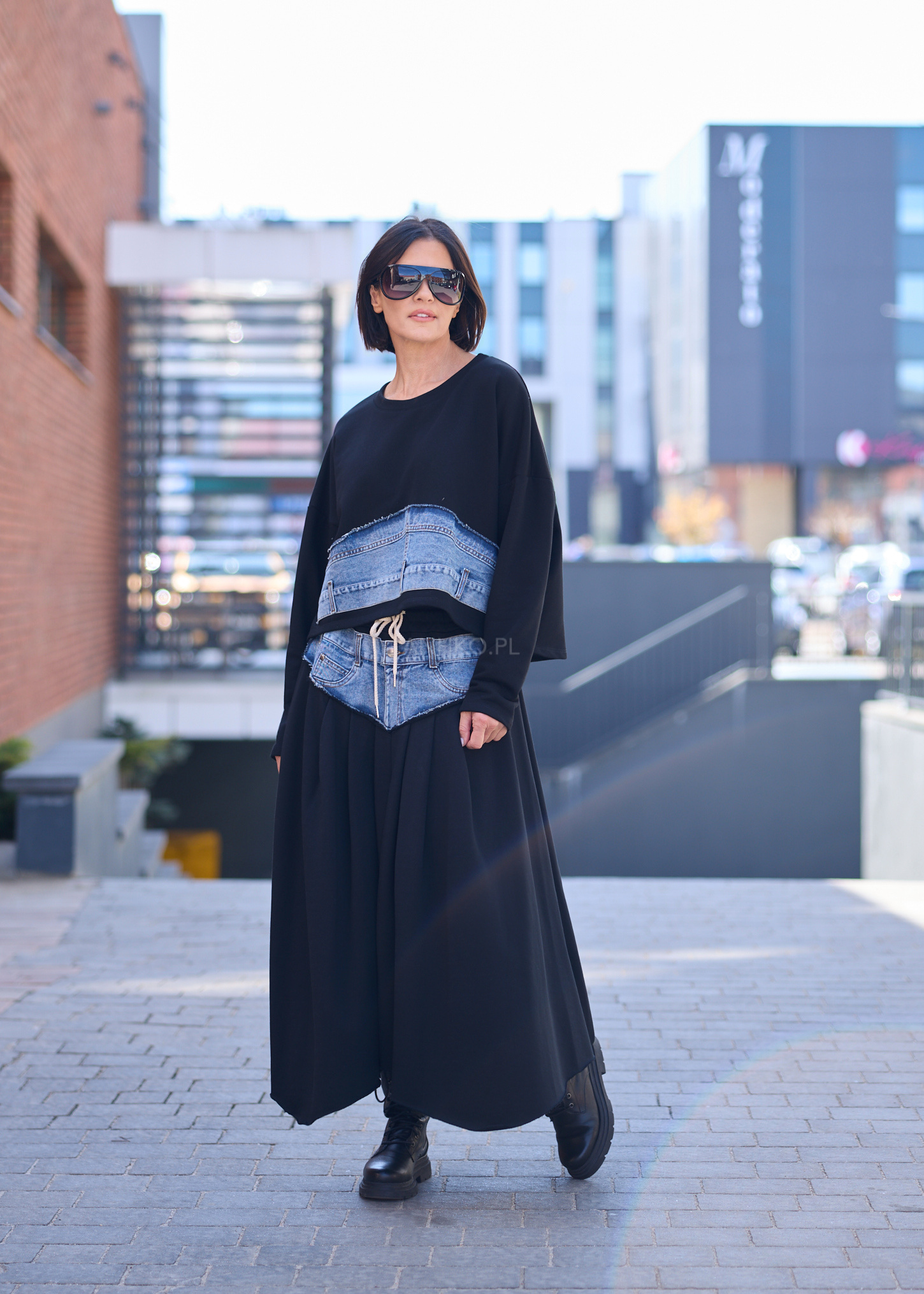 Spódnica Denim Wave Czarna